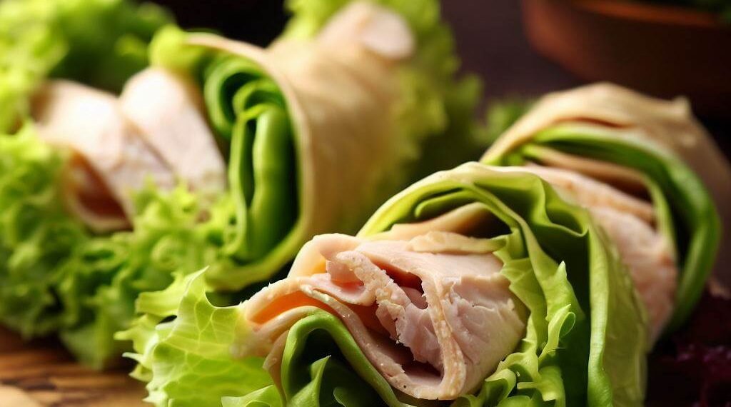 Rolinhos de Alface com Peru: Leveza e Nutrição de dar Água na Boca!