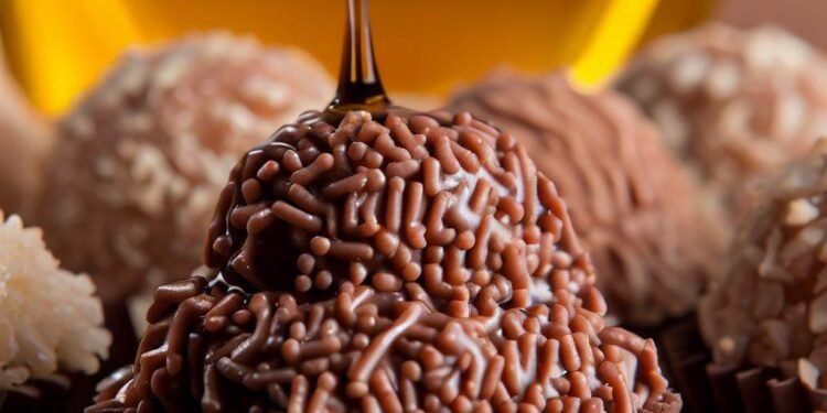 Brigadeiros gourmet fit dispostos em forminhas de papel, com textura macia e cobertos por coco ralado sem açúcar, em um prato branco