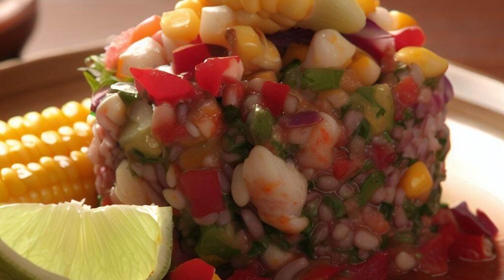 Ceviche Peruano: Frescor dos Frutos do Mar com Limão