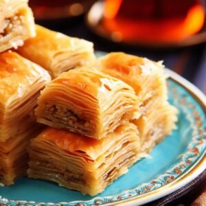 Baklava Turca: Doçura Folhada com Nozes e Mel