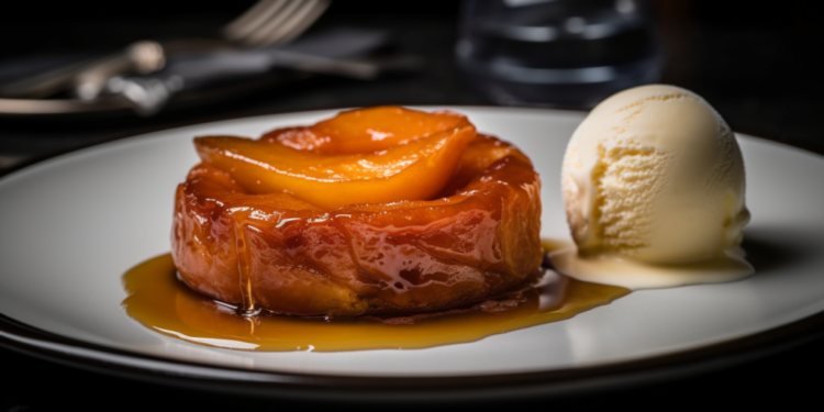 Tarte Tatin de Maçã com Sorvete de Baunilha de Madagascar | Maravilhosa