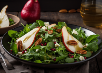 Salada de Rúcula com Pera: Doce Prazer com Zero Culpa!