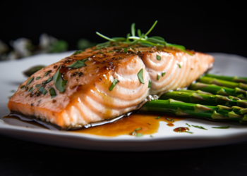 Salmão ao Forno com Aspargos: Sabores que Aceleram o Metabolismo!