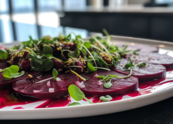Carpaccio de Beterraba: Delícia Colorida que Queima Calorias!