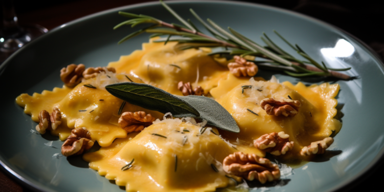 Ravióli de Abóbora com Manteiga de Sálvia e Nozes: Uma Receita Perfeita 4 vendedorglobal Delicious Pumpkin Ravioli with Sage Butter and W 21fb7735 4ef2 4a83 820d cf5436da5f75