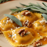 vendedorglobal Delicious Pumpkin Ravioli with Sage Butter and W fc461145 7366 46c3 b553 4c1020165b36