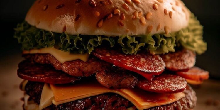 Receita Irresistível de Hambúrguer de Fraldinha e Linguiça Calabresa