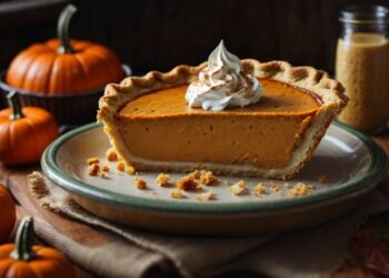 Torta de Abóbora Americana: Sobremesa Tradicional de Ação de Graças!