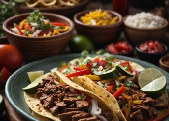 Fajitas Tex-Mex Autênticas: Sabor da Fronteira EUA-México!