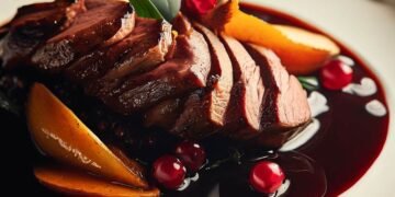 Magret de Pato ao Molho de Vinho Tinto e Frutas Vermelhas 7 Magret de Pato ao Molho de Vinho Tinto e Frutas Vermelhas