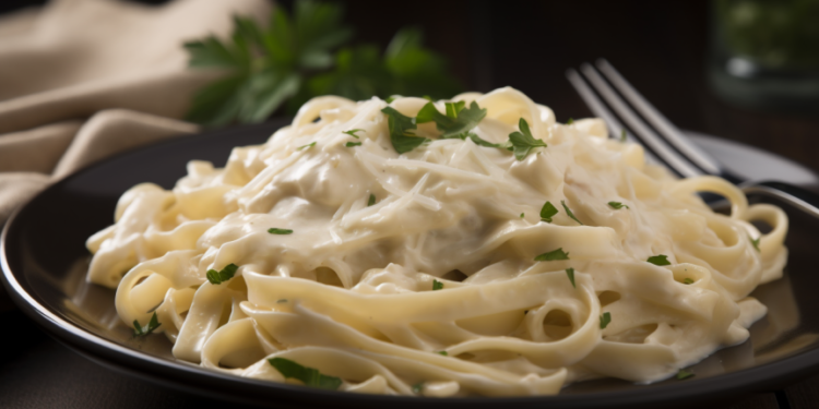 Fettuccine Alfredo: Massa Cremosa com Queijo e Manteiga