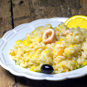 Risoto de Bacalhau Desfiado