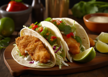 Tacos de Peixe Crocantes